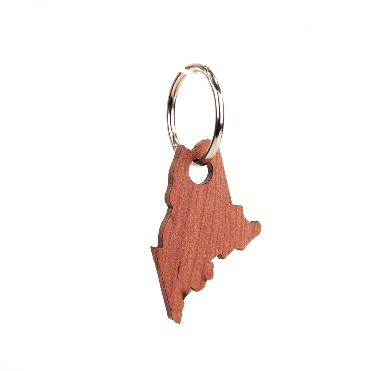 Maine Keychain The Wooden States of America