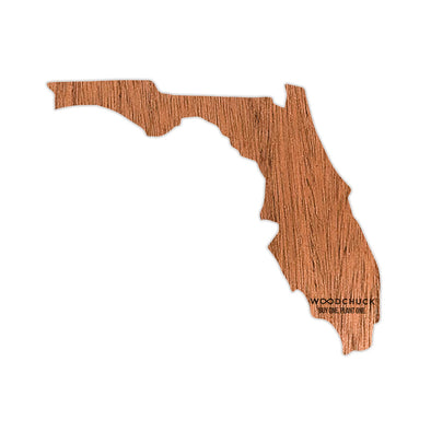 Florida Wooden Sticker