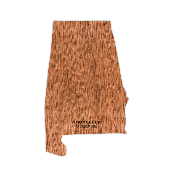 Alabama Wooden Sticker
