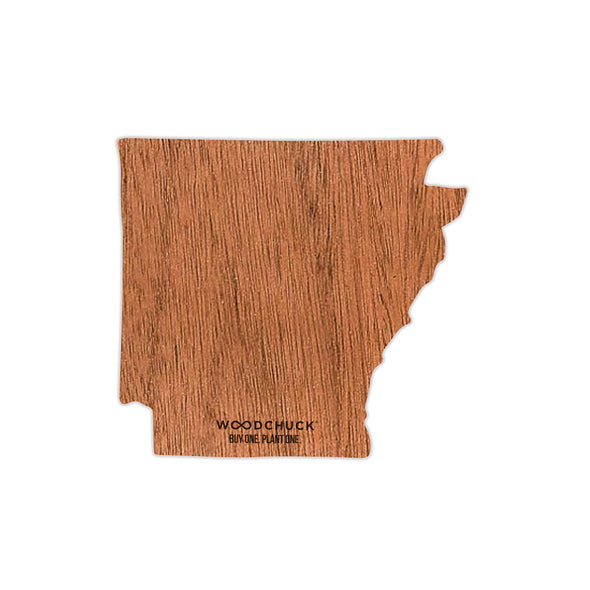 Arkansas Wooden Sticker