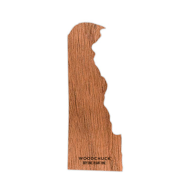 Delaware Wooden Sticker