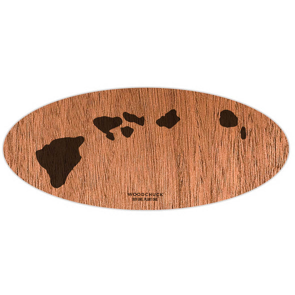 Hawaii Wooden Sticker