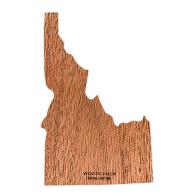 Idaho Wooden Sticker