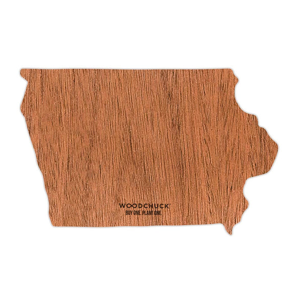 Iowa Wooden Sticker