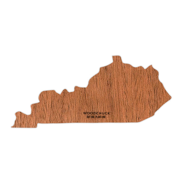 Kentucky Wooden Sticker