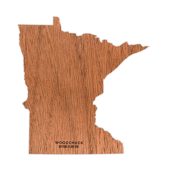 Minnesota Wooden Sticker