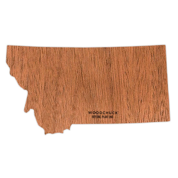 Montana Wooden Sticker