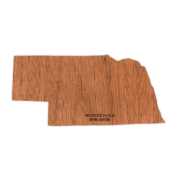 Nebraska Wooden Sticker