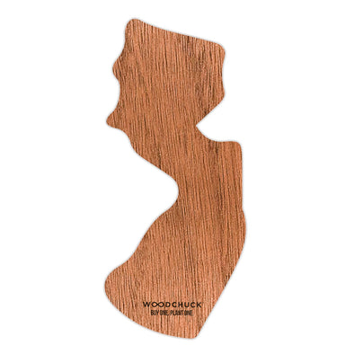 New Jersey Wooden Sticker