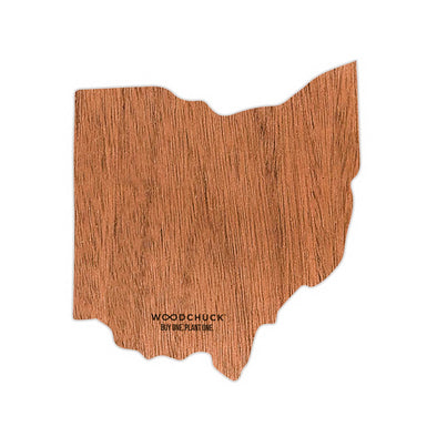Ohio Wooden Sticker