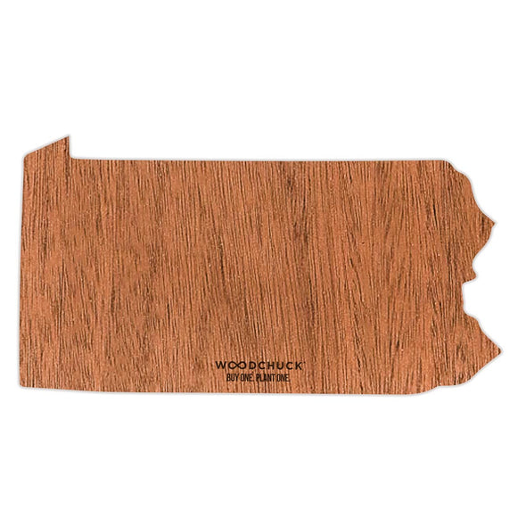 Pennsylvania Wooden Sticker