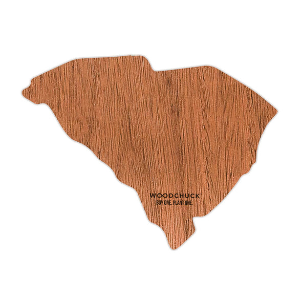South Carolina Wooden Sticker