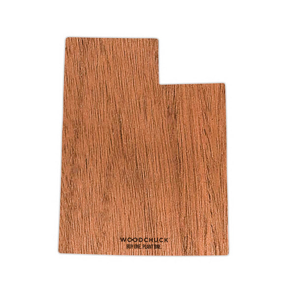 Utah Wooden Sticker