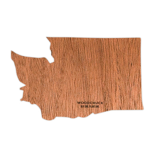 Washington Wooden Sticker